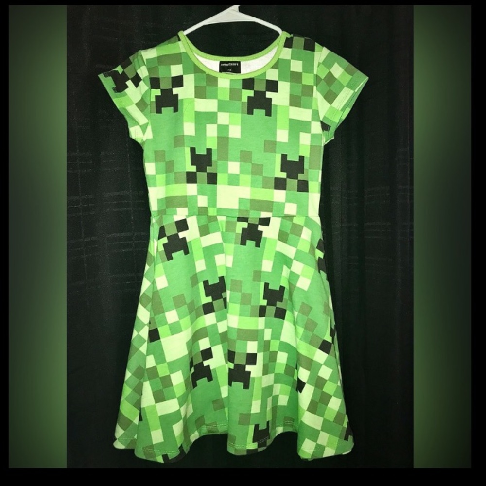 Minecraft Creeper Dress